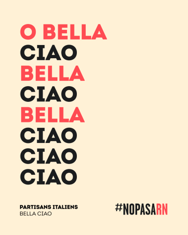 nopasarn partisans italiens bella ciao